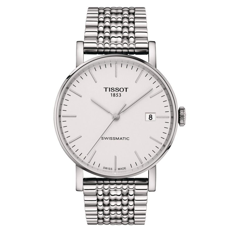Tissot T109.407.11.031.00 : Everytime Swissmatic 41 Stainless Steel / Silver / Bracelet