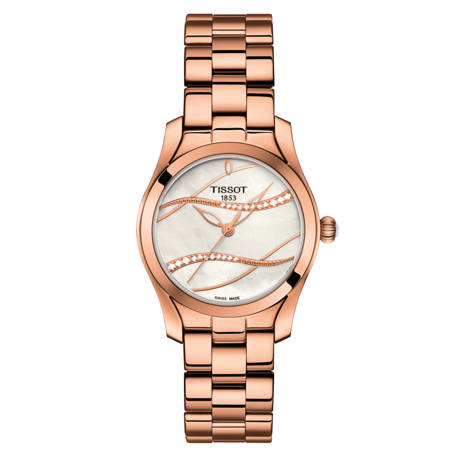 Tissot T112.210.33.111.00 : T-Wave Rose Gold / MOP