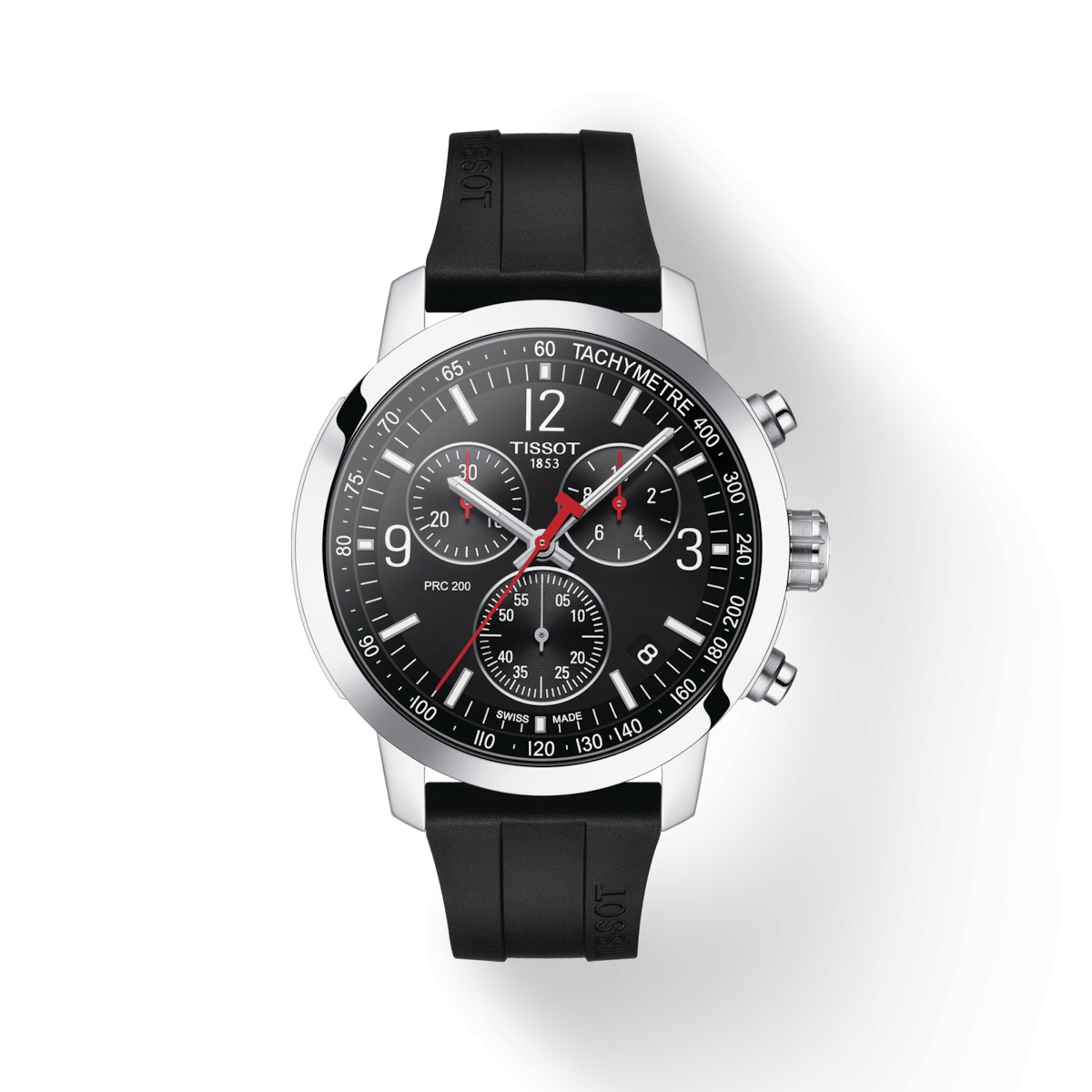 Tissot T114.417.17.057.00 : PRC 200 Quartz Chronograph Stainless Steel / Black