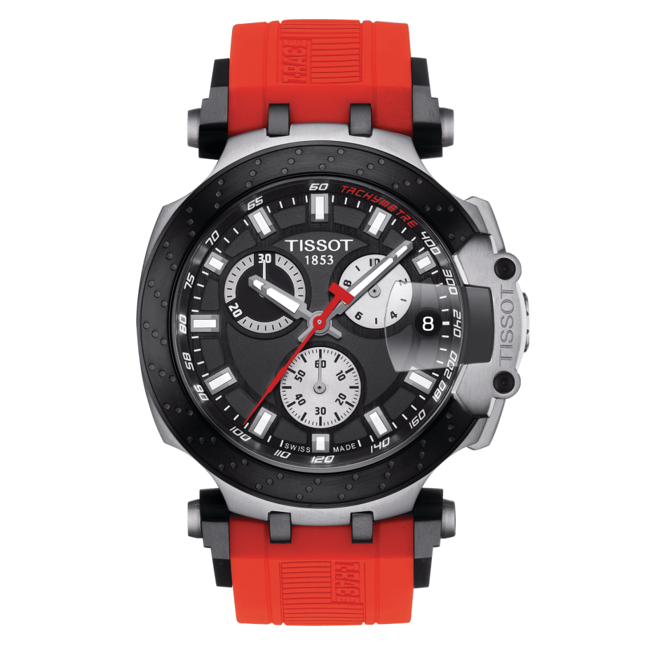Tissot T115.417.27.051.00 : T-Race Chronograph Stainless Steel / Black