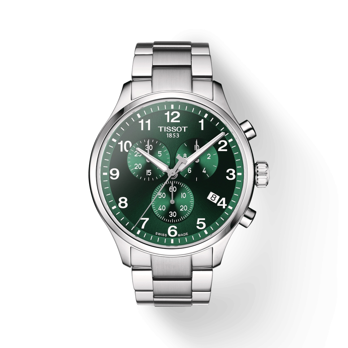 Tissot T116.617.11.092.00 : Chrono XL Classic Stainless Steel / Green / Bracelet