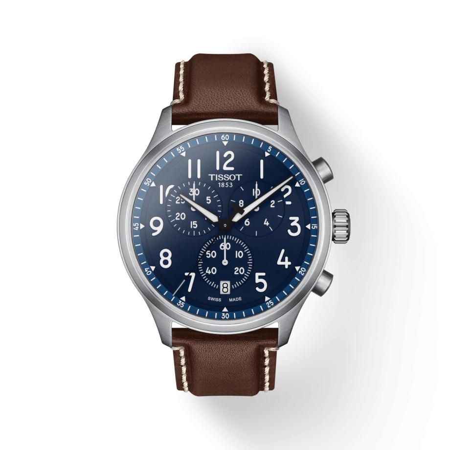 Tissot T116.617.16.042.00 : Chrono XL Classic Stainless Steel / Blue