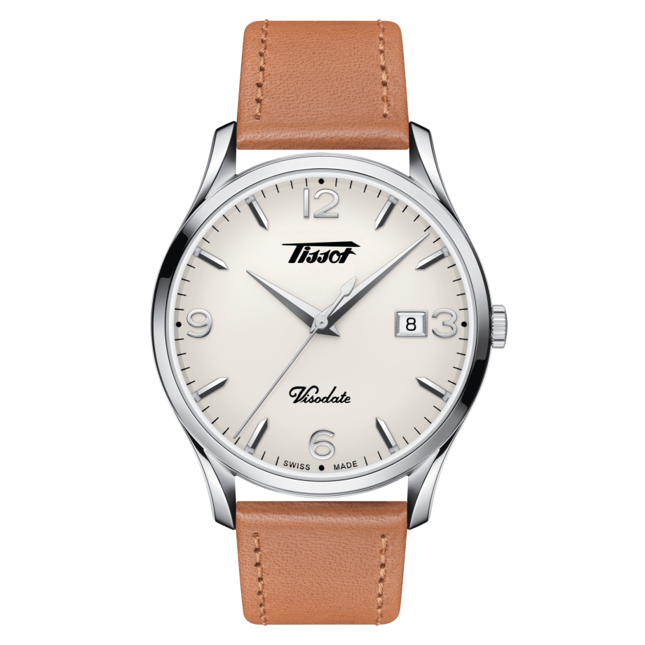 Tissot T118.410.16.277.00 : Visodate Quartz 40 Stainless Steel / Silver / Strap