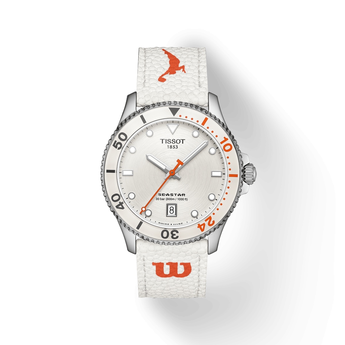 Tissot T120.410.17.011.00 : Seastar 1000 Quartz 40 Wilson WNBA / White