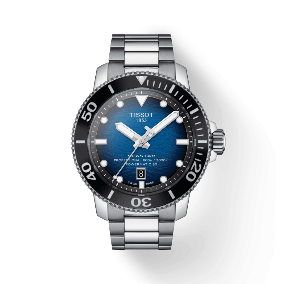 Tissot T120.607.11.041.01 : Seastar 2000 Professional Stainless Steel / Blue / Bracelet