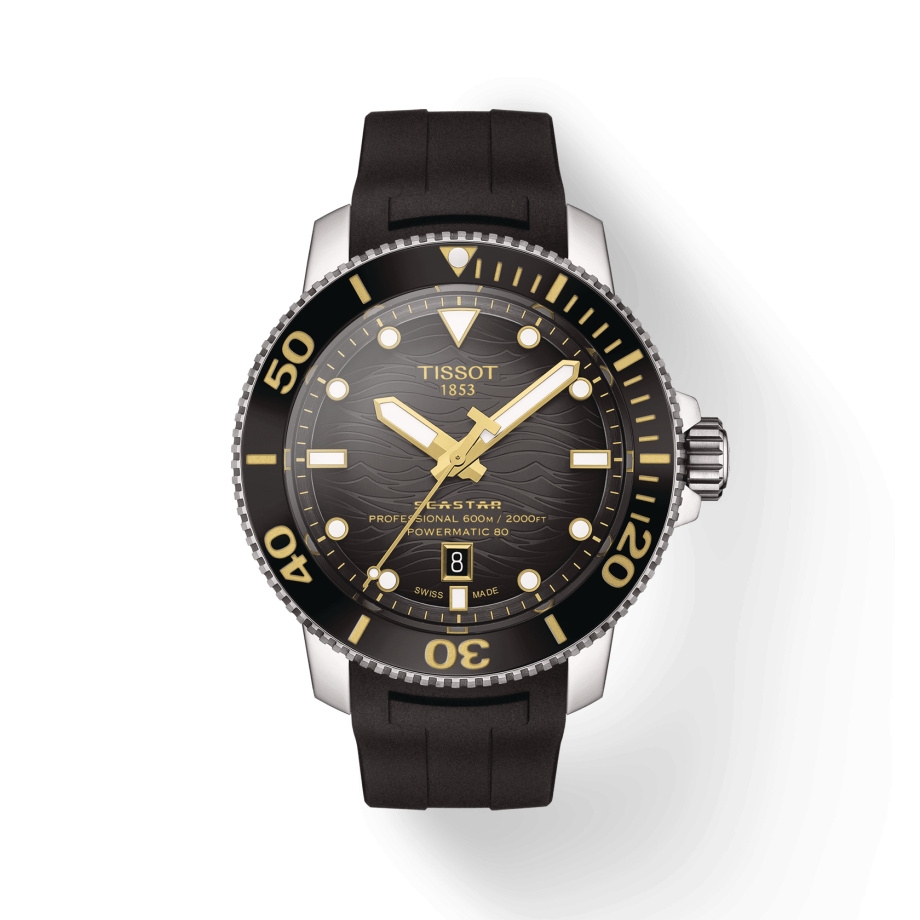 Tissot T120.607.17.441.01 : Seastar 2000 Professional Stainless Steel / Grey / Rubber