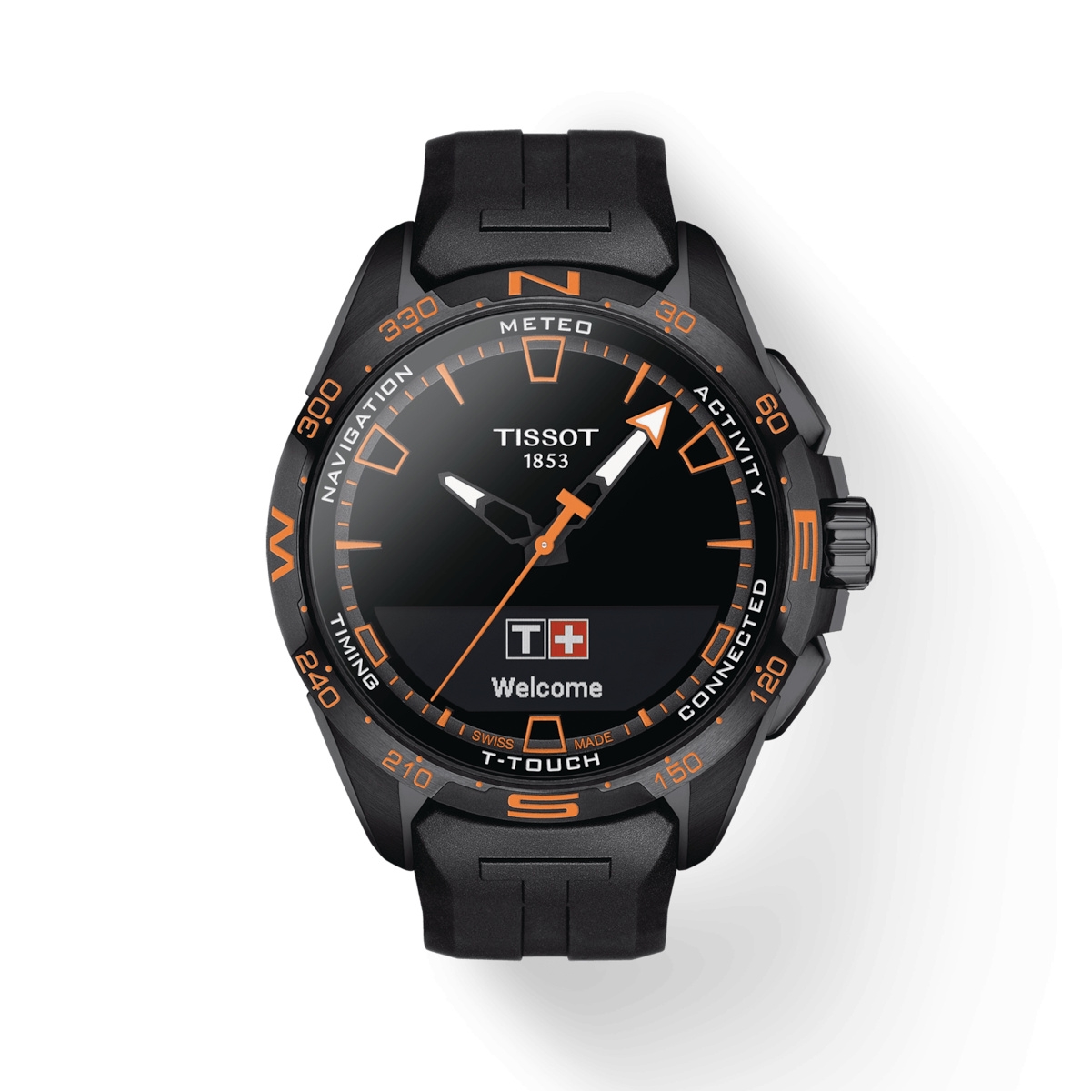 Tissot T121.420.47.051.04 : T-Touch Connect Solar Black Titanium - Ceramic / Black / Rubber