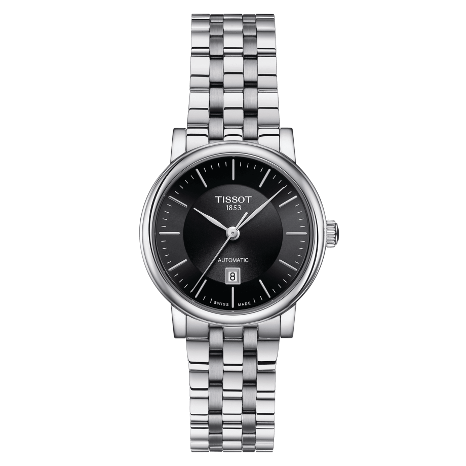 Tissot T122.207.11.051.00 : Carson Premium Automatic 30 Stainless Steel / Black / Bracelet