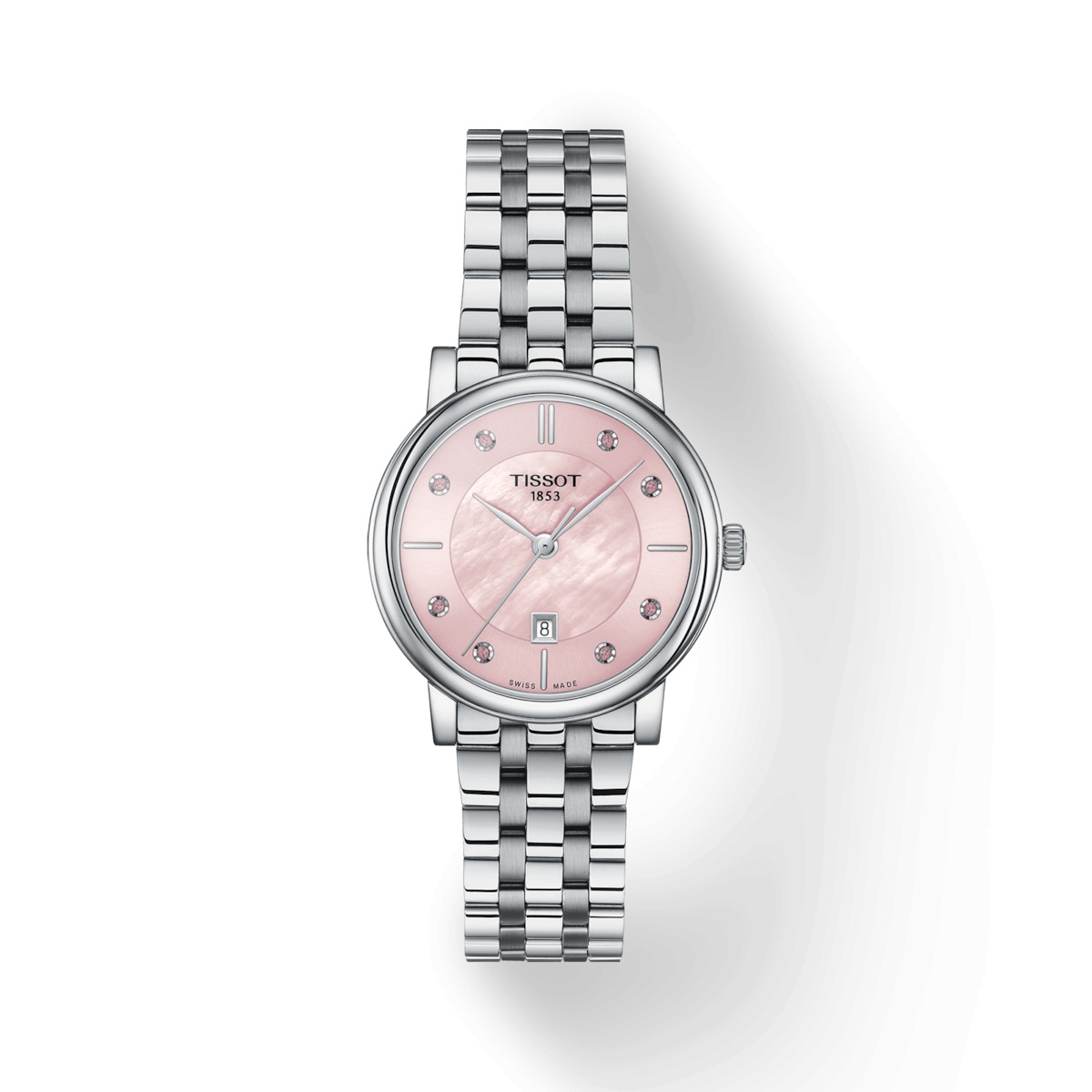 Tissot T122.210.11.159.00 : Carson Premium Quartz 30 Stainless Steel / MOP / Bracelet