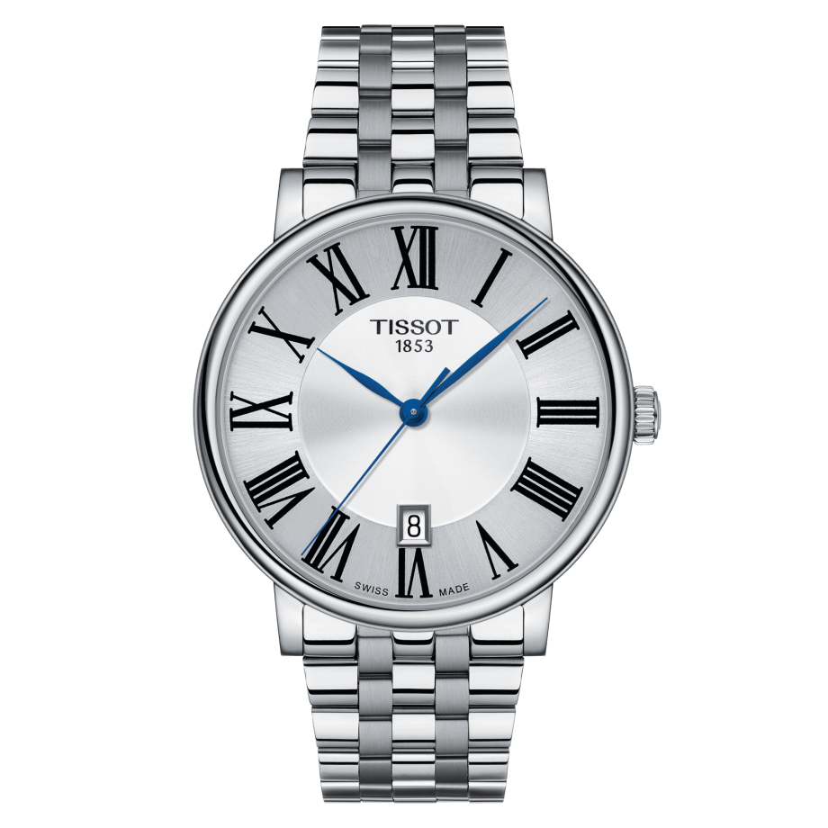 Tissot T122.410.11.033.00 : Carson Premium Quartz 40 Stainless Steel / Silver / Bracelet