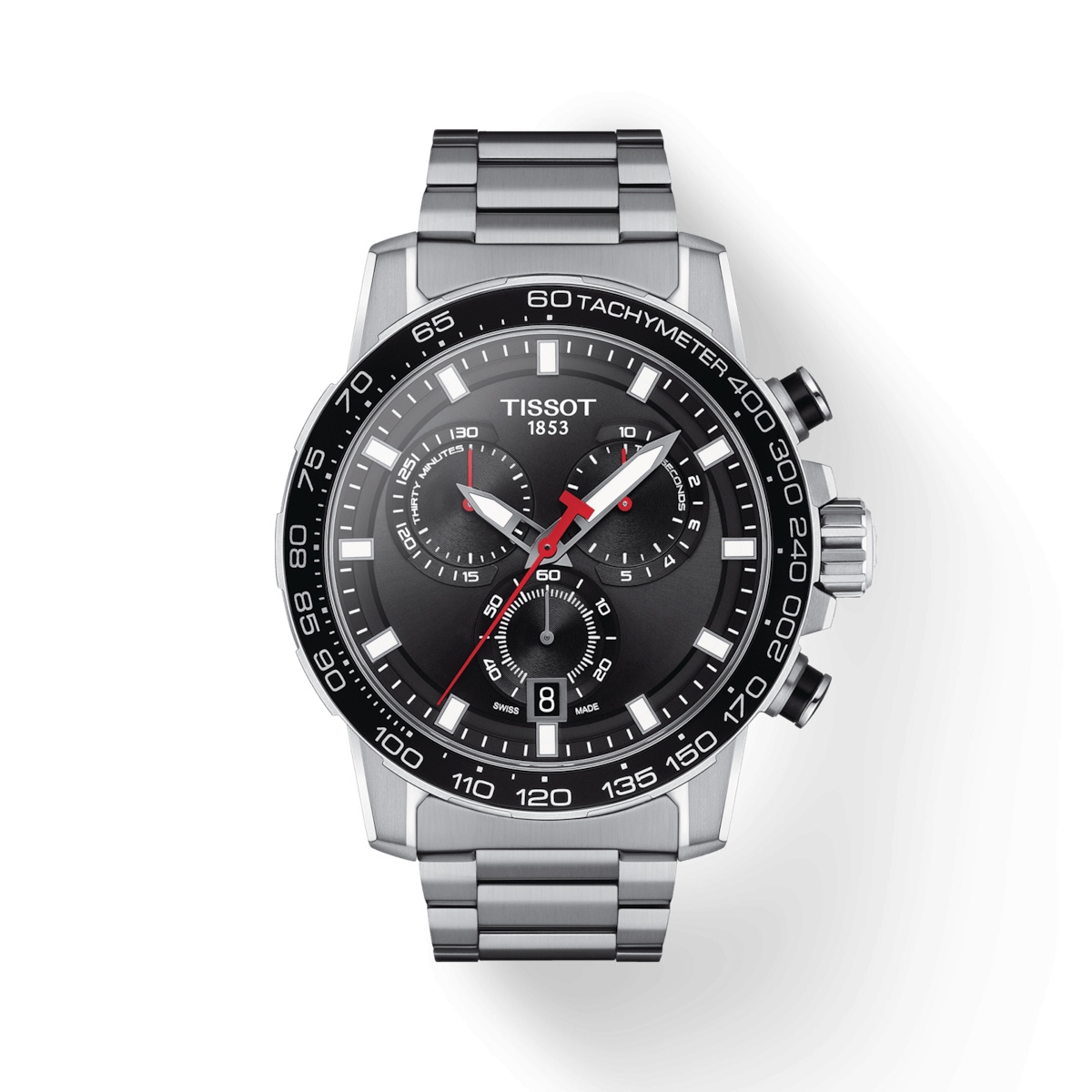 Tissot T125.617.11.051.00 : Supersport Chrono Stainless Steel / Black / Bracelet