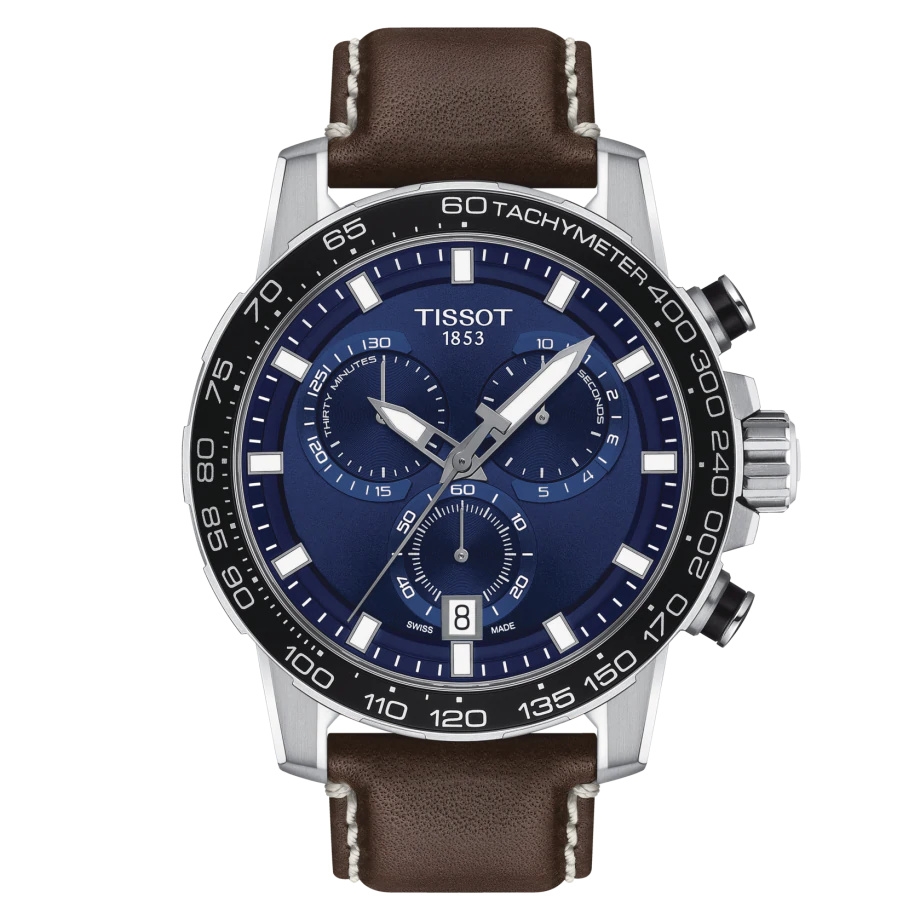 Tissot T125.617.16.041.00 : Supersport Chrono Stainless Steel / Blue