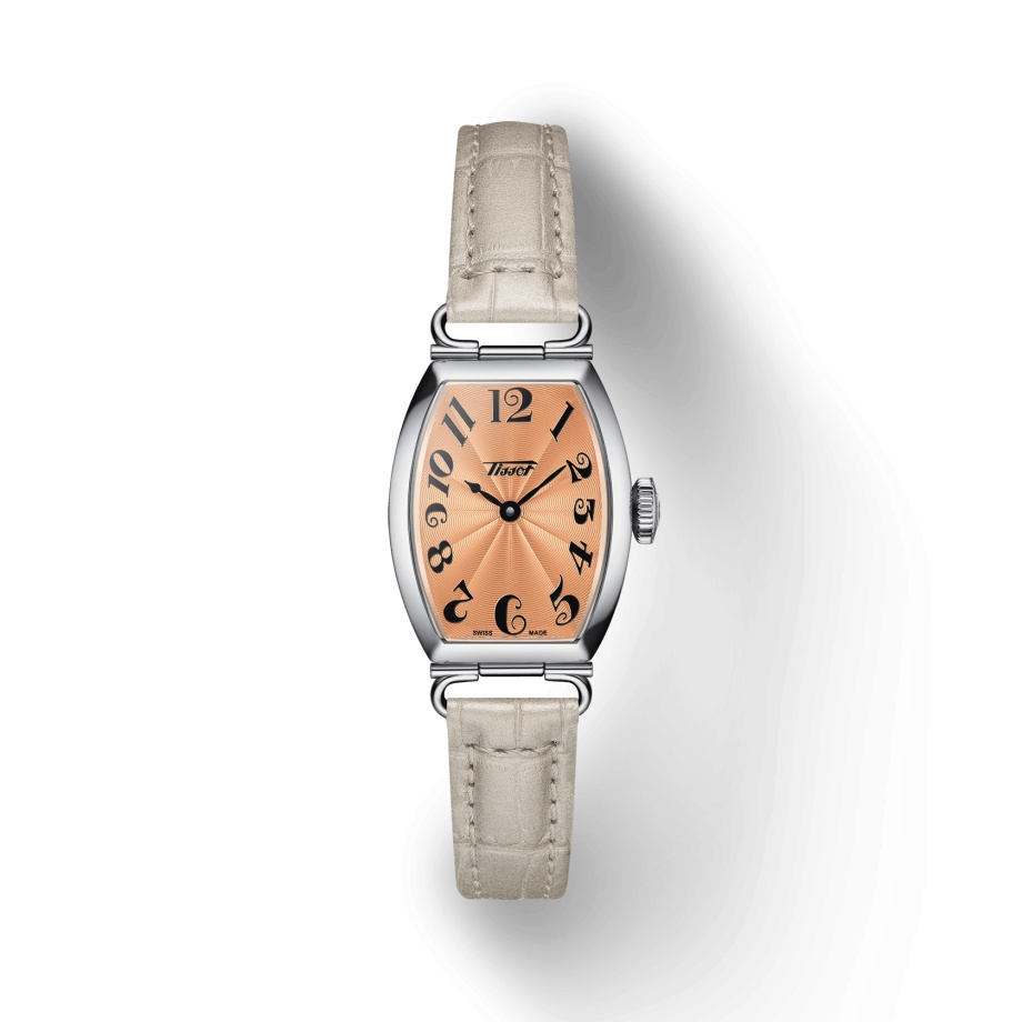 Tissot T128.109.16.282.00 : Heritage Porto Small Lady Stainless Steel / Pink