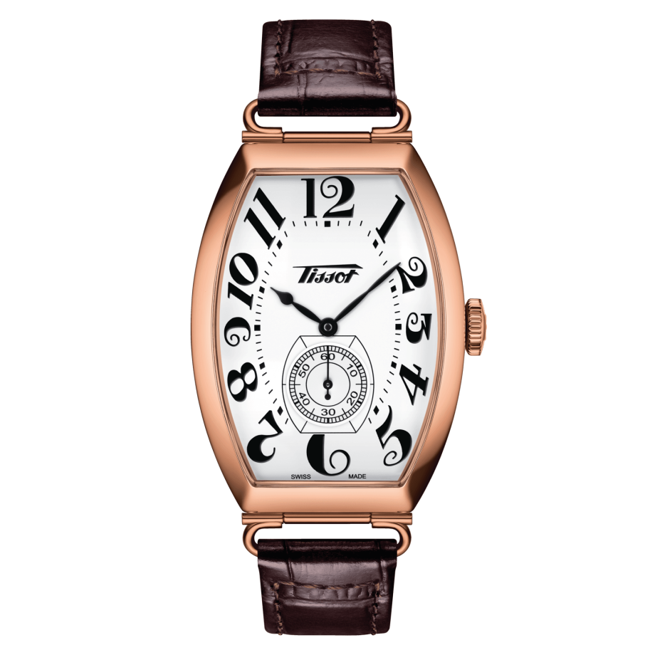 Tissot T128.505.36.012.00 : Heritage Porto Mechanical Rose Gold PVD / White