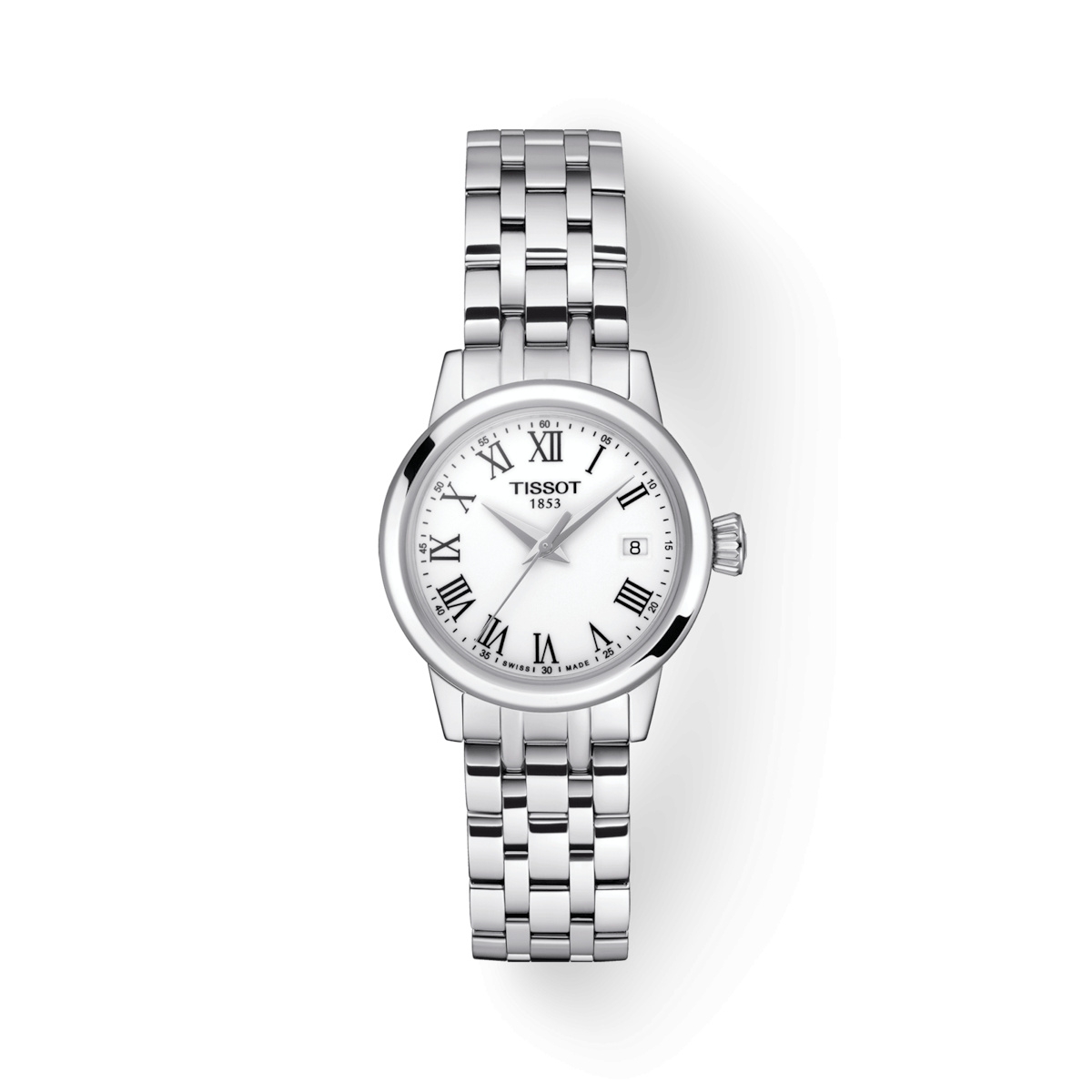 Tissot T129.210.11.013.00 : Dream Lady Stainless Steel / White / Bracelet