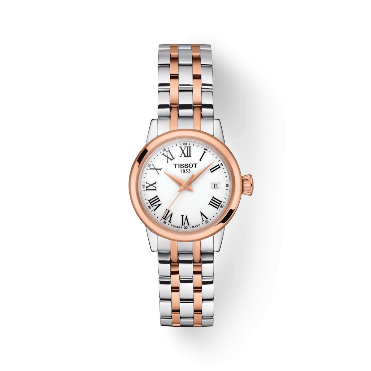 Tissot T129.210.22.013.00 : Dream Lady Stainless Steel - Yellow Gold / Ivory / Bracelet