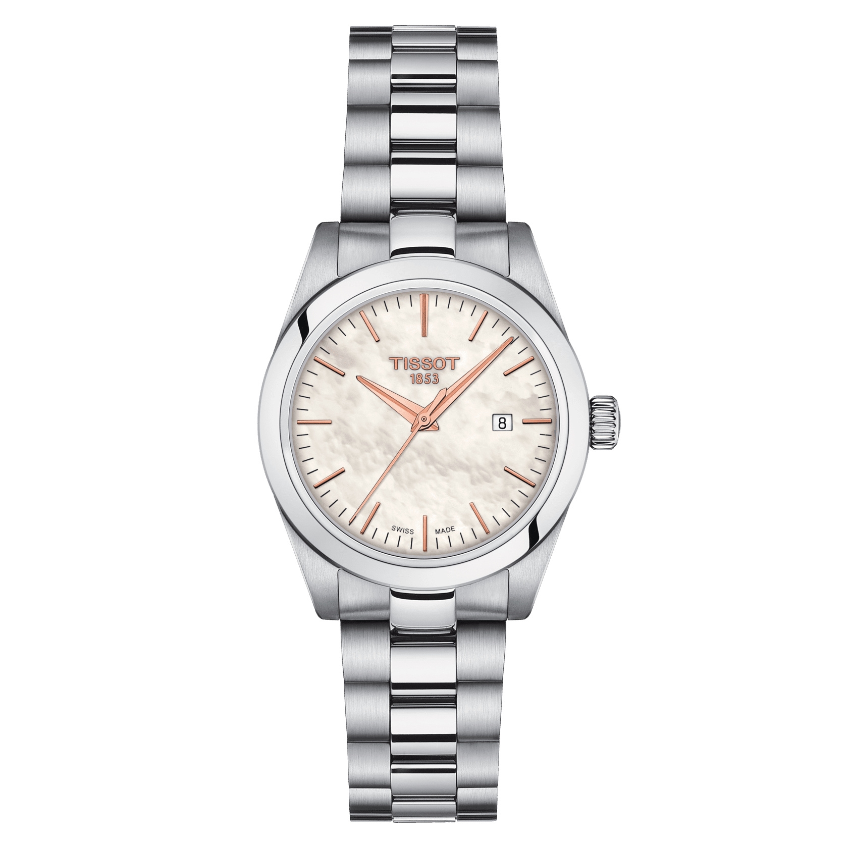 Tissot T132.010.11.111.00 : T-My Lady Quartz Stainless Steel / MOP / Bracelet