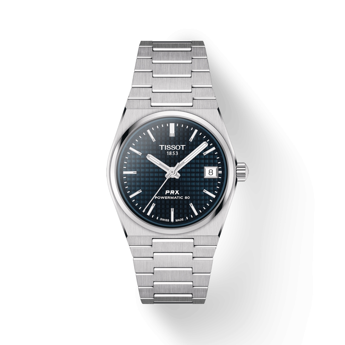 Tissot T137.207.11.041.00 : PRX 35 Powermatic 80 Stainless Steel / Blue
