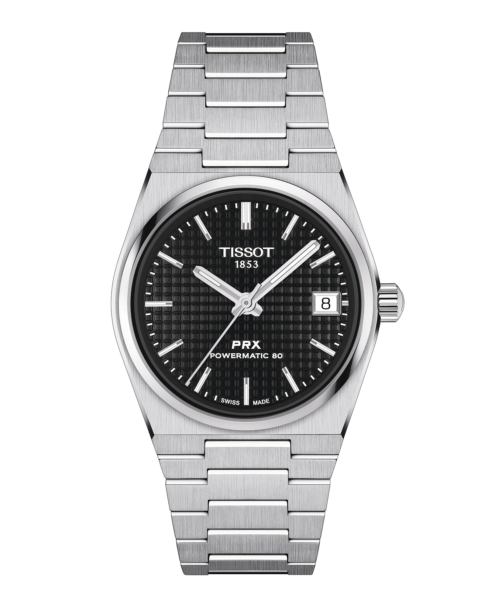 Tissot T137.207.11.051.00 : PRX 35 Powermatic 80 Stainless Steel / Black