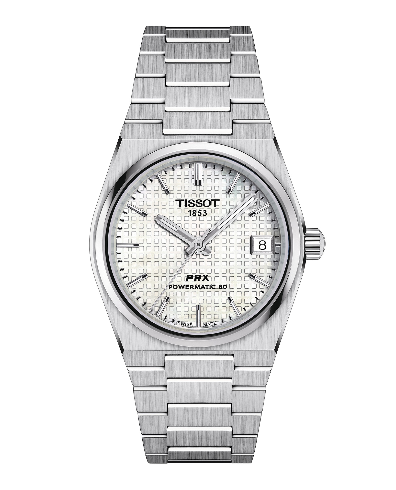 Tissot T137.207.11.111.00 : PRX 35 Powermatic 80 Stainless Steel / MOP