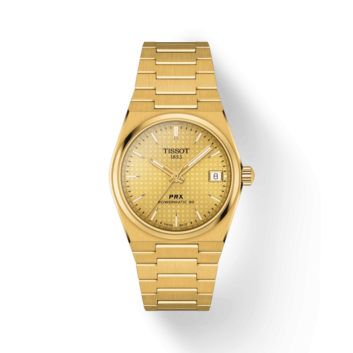 Tissot T137.207.33.021.00 : PRX 35 Powermatic 80 Yellow Gold / Champagne