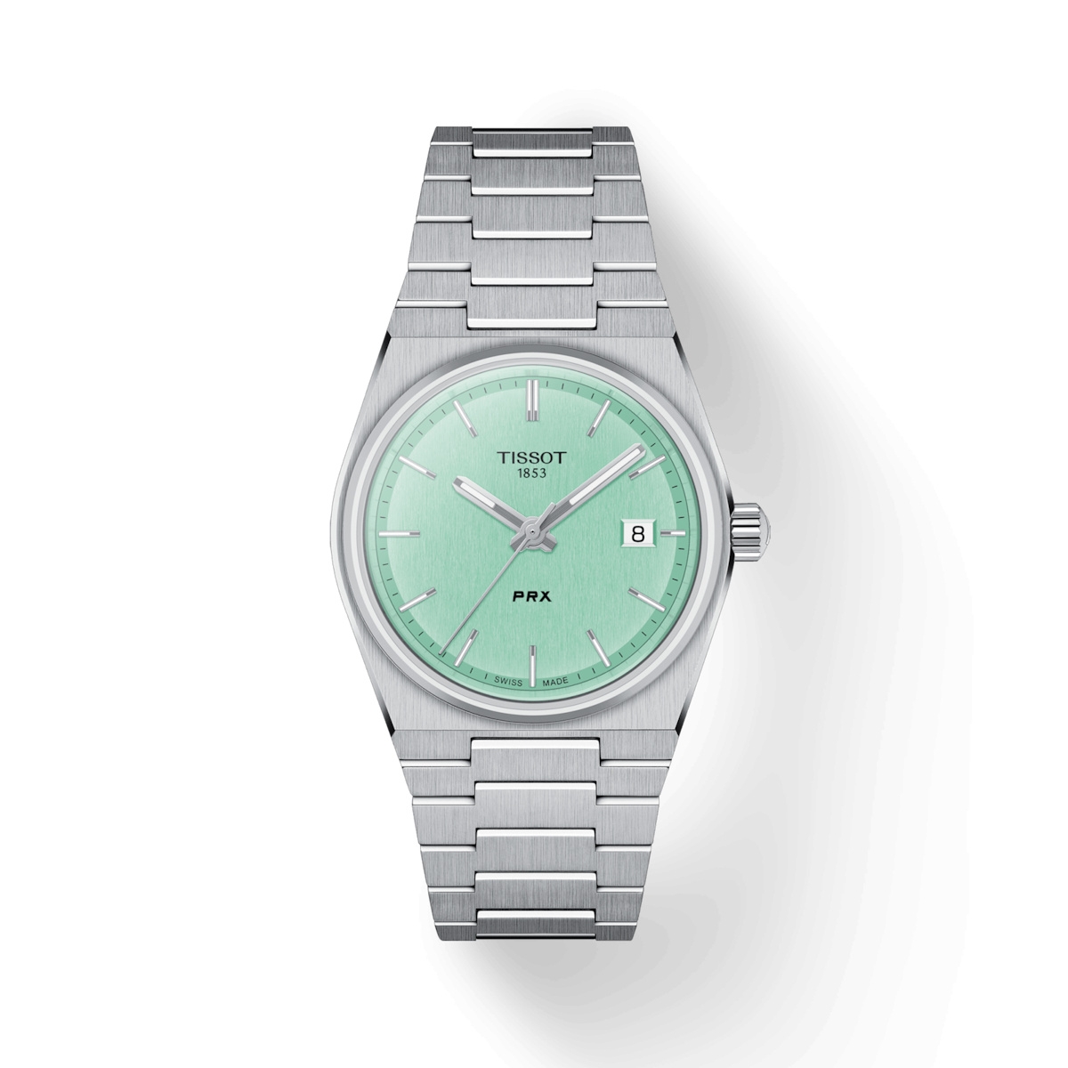 Tissot T137.210.11.091.00 : PRX Quartz 35 Stainless Steel / Mint Green