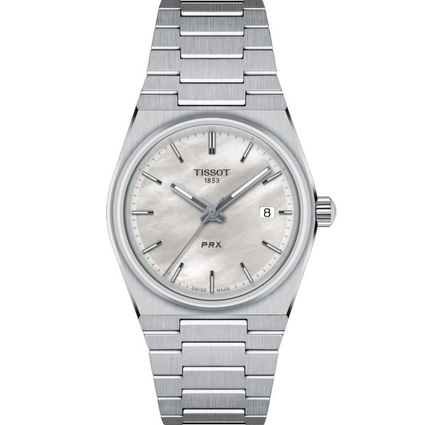 Tissot T137.210.11.111.00 : PRX Quartz 35 Stainless Steel / MOP