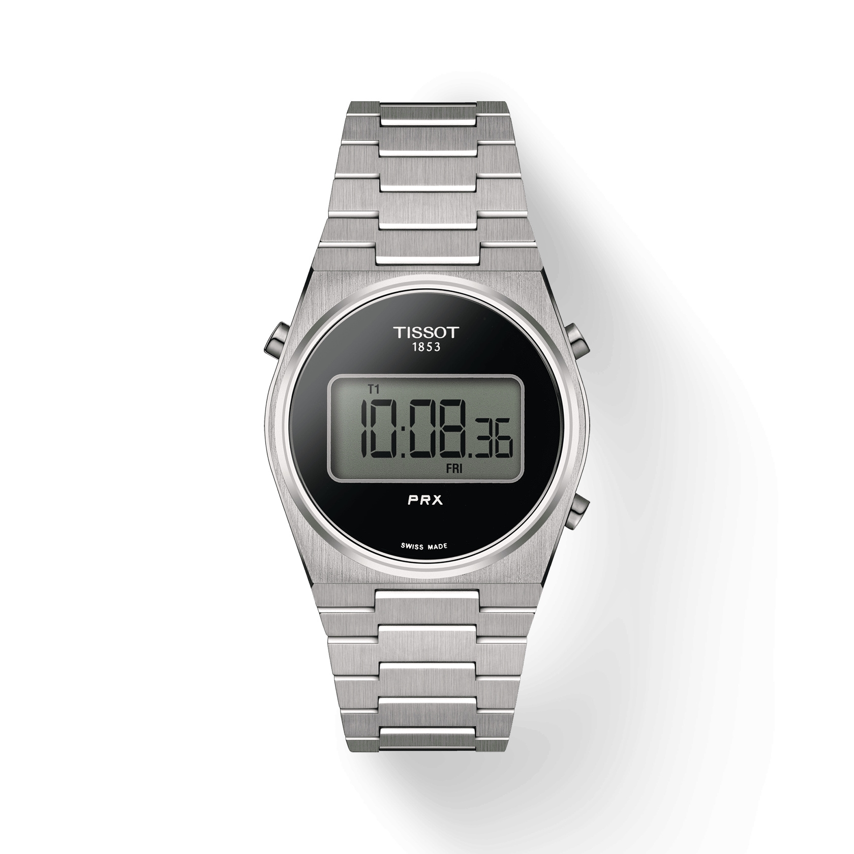 Tissot T137.263.11.050.00 : PRX Digital 35 Stainless Steel / Black