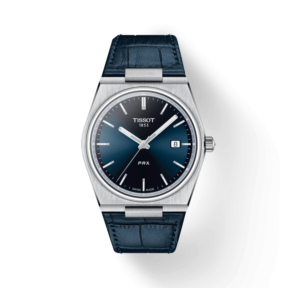 Tissot T137.410.16.041.00 : PRX Quartz Stainless Steel / Blue / Strap