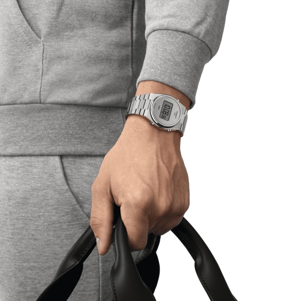 Tissot T137.463.11.030.00 : PRX Digital 40 Stainless Steel / Silver