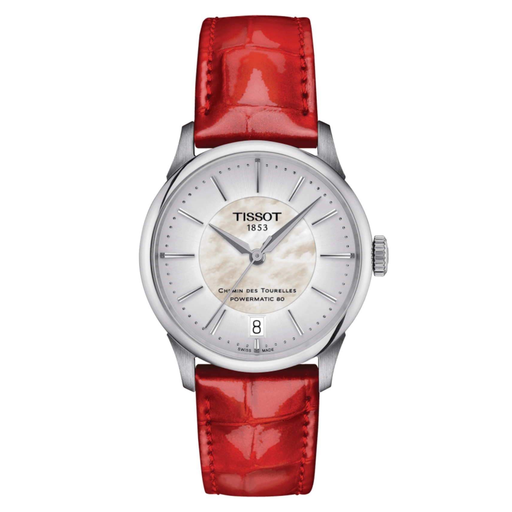 Tissot T139.207.16.111.00 : Chemin Des Tourelles Powermatic 80 34 Stainless Steel / MOP