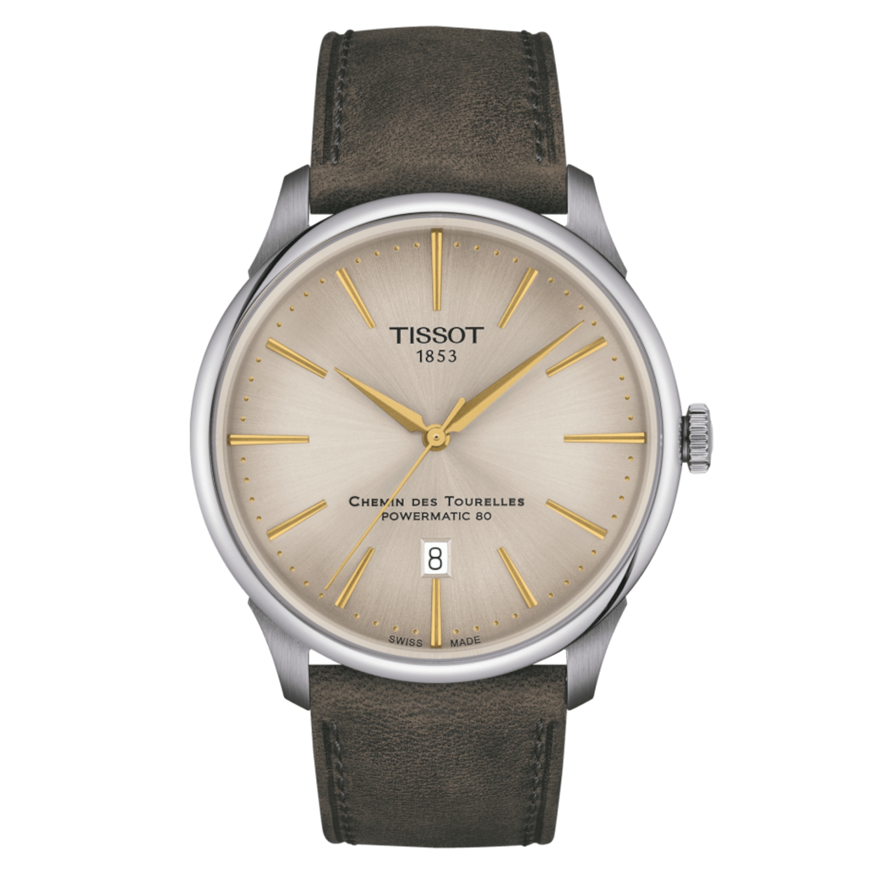 Tissot T139.407.16.261.00 : Chemin Des Tourelles Powermatic 80 42 Stainless Steel / Silver