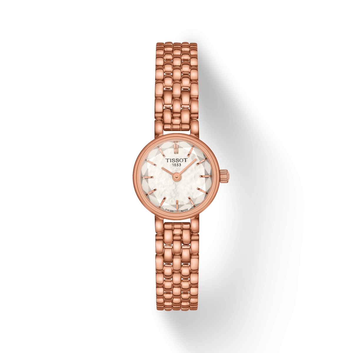 Tissot T140.009.33.111.00 : Lovely Round Rose Gold / MOP / Bracelet