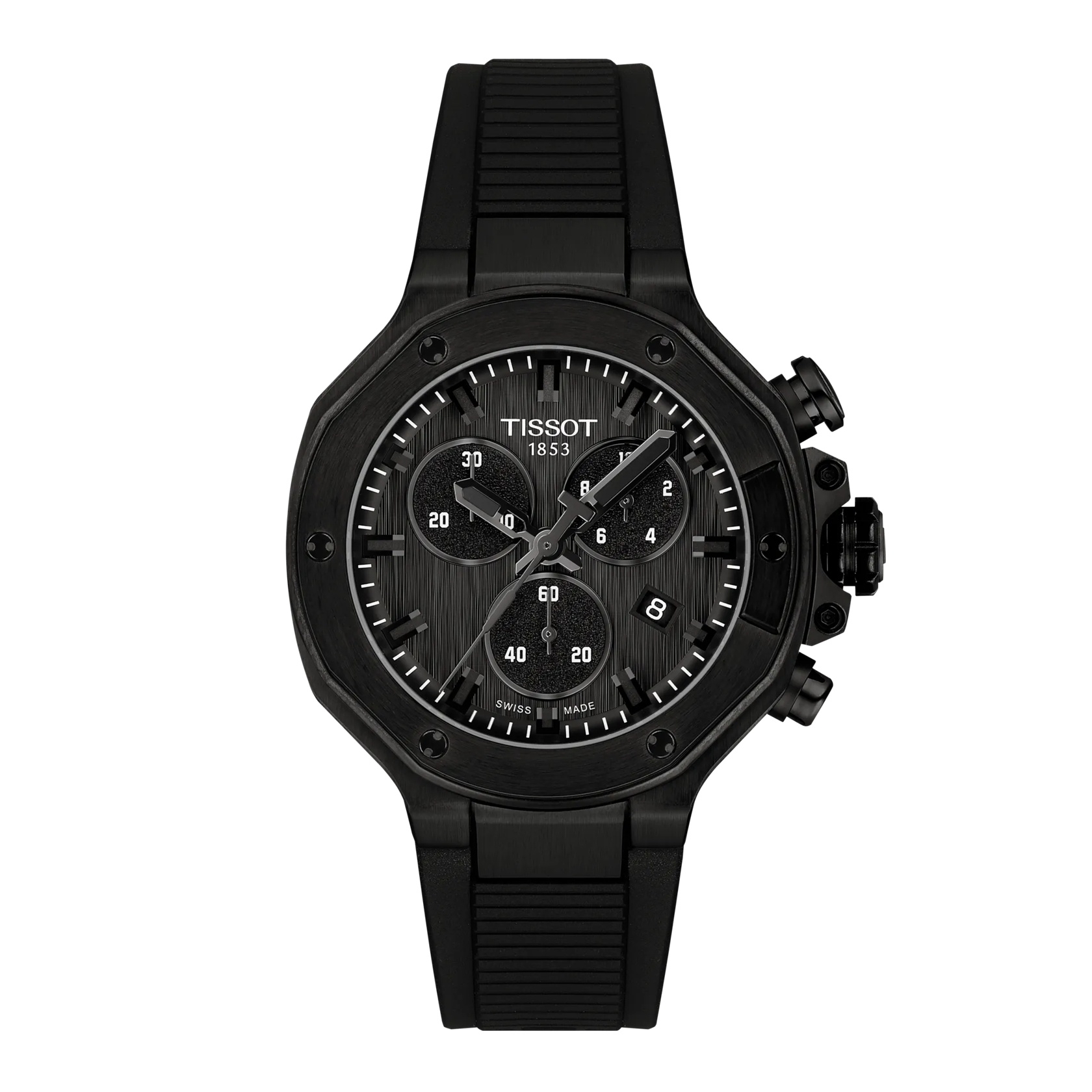 Tissot T141.817.37.051.00 : T-Race Chronograph 38 PVD / Black / Rubber