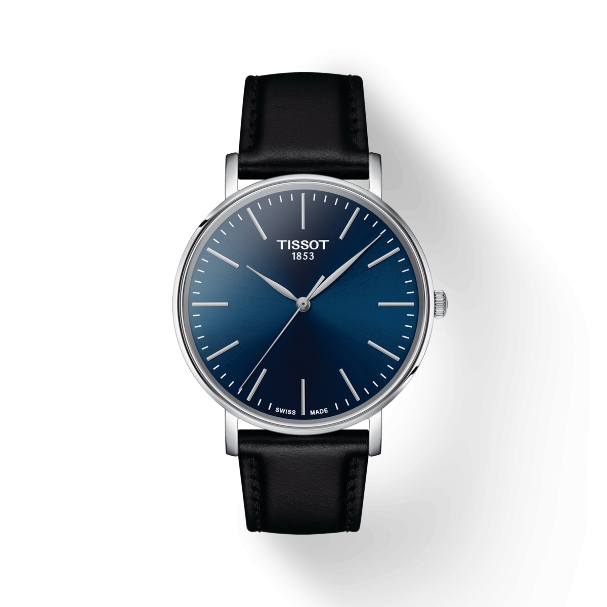 Tissot T143.410.16.041.00 : Everytime Gent Stainless Steel / Blue