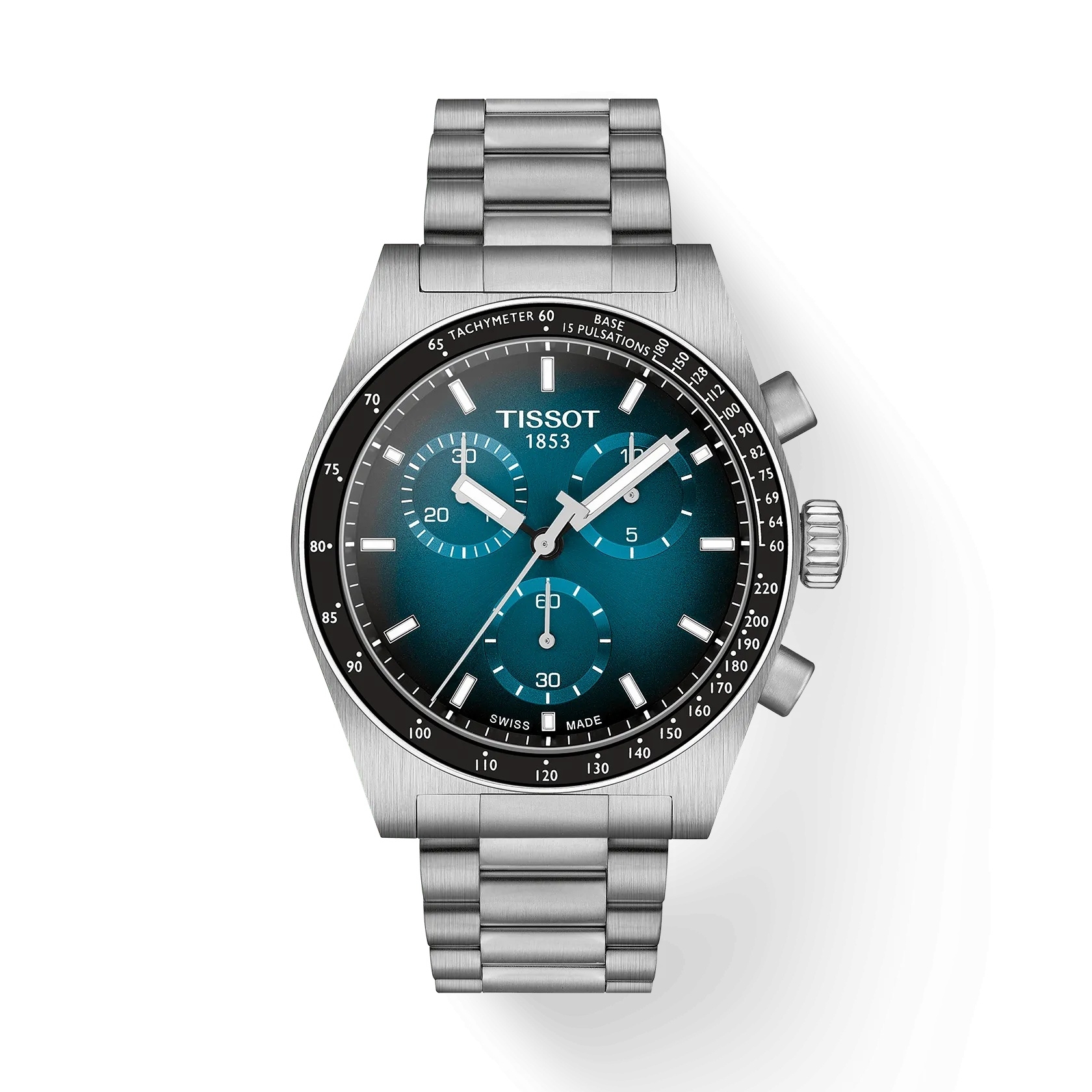 Tissot T149.417.11.041.01 : PR516 Chronograph Quartz Stainless Steel / Blue Gradient / Bracelet