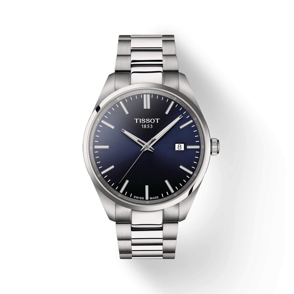 Tissot T150.410.11.041.00 : PR 100 Quartz 40 Stainless Steel / Blue / Bracelet
