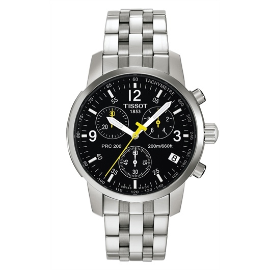 Tissot T17.1.586.52 : PRC 200 Quartz Chronograph Yellow Hand Bracelet