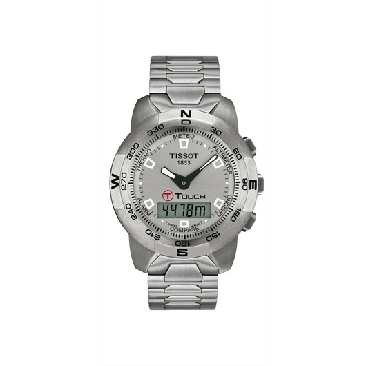Tissot T33.1.588.71 : T-Touch 40 Stainless Steel / Silver / Bracelet