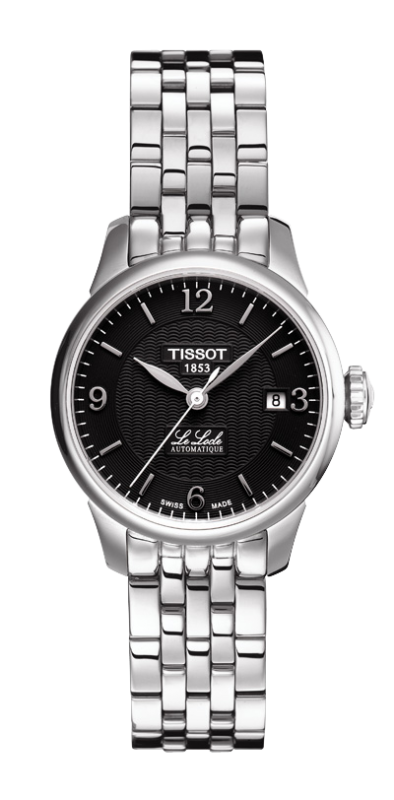 Tissot T41.1.183.54 : Le Locle Automatic 25.3 Stainless Steel / Black / Bracelet