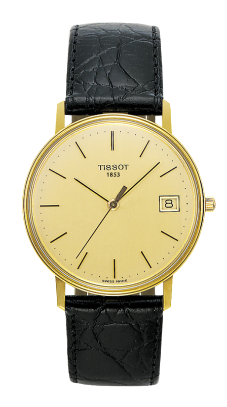Tissot T71.3.401.21 : Goldrun Hesalite Yellow Gold / Champagne