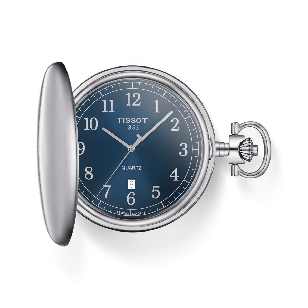 Tissot T862.410.19.042.00 : Tissot Savonette Quartz Stainless Steel / Blue