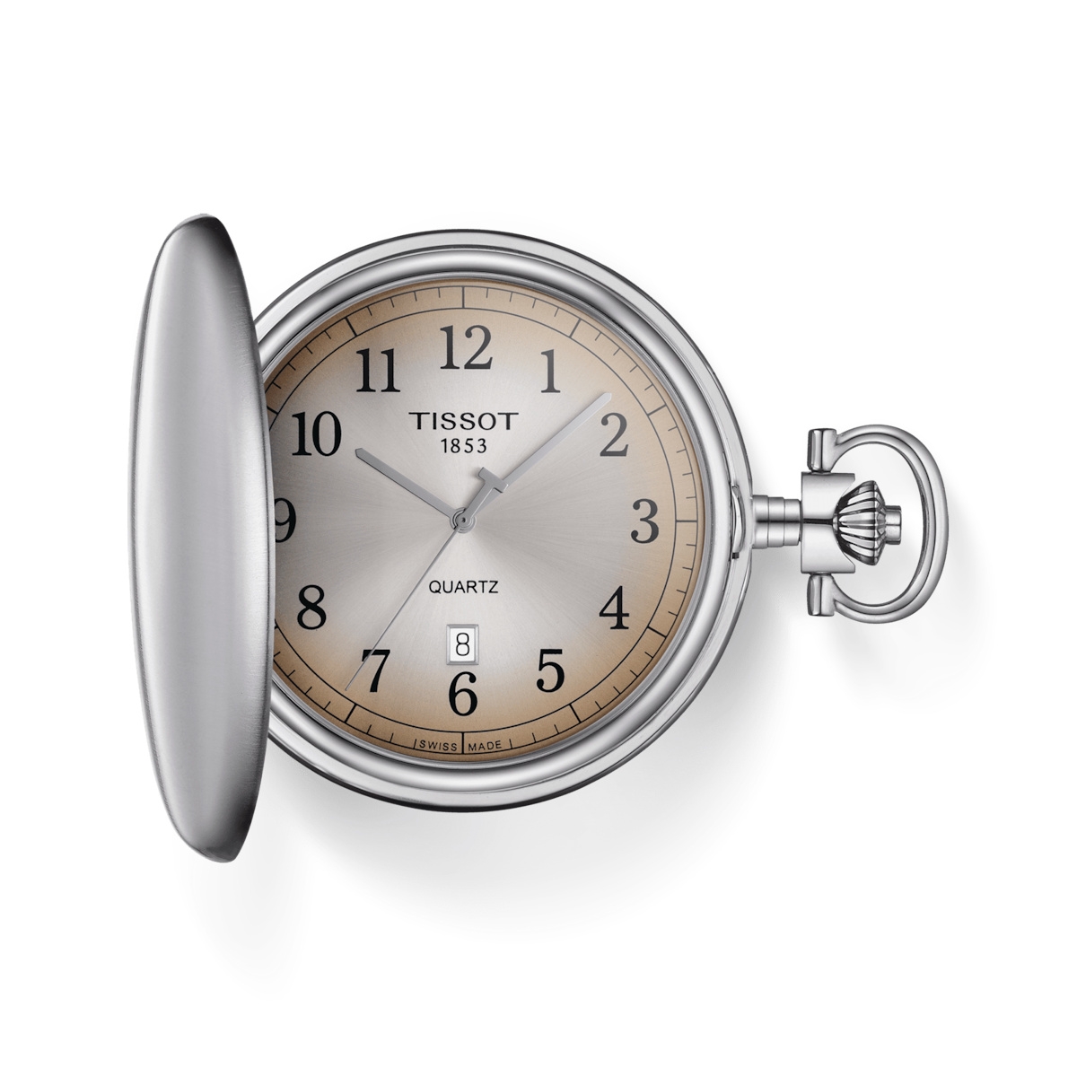 Tissot T862.410.19.292.00 : Tissot Savonette Quartz Stainless Steel / Brown