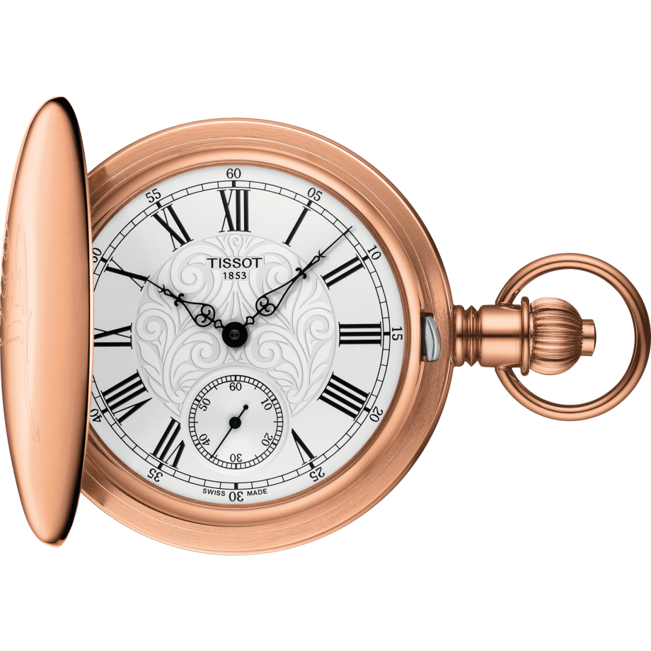 Tissot T864.405.99.033.01 : Savonnette Mechanical Brass / Rose Gold