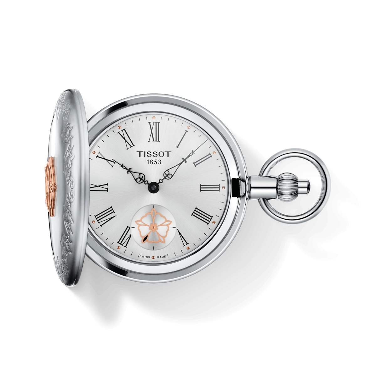 Tissot T865.405.99.038.00 : Double Savonnette Mechanical Brass / Palladium