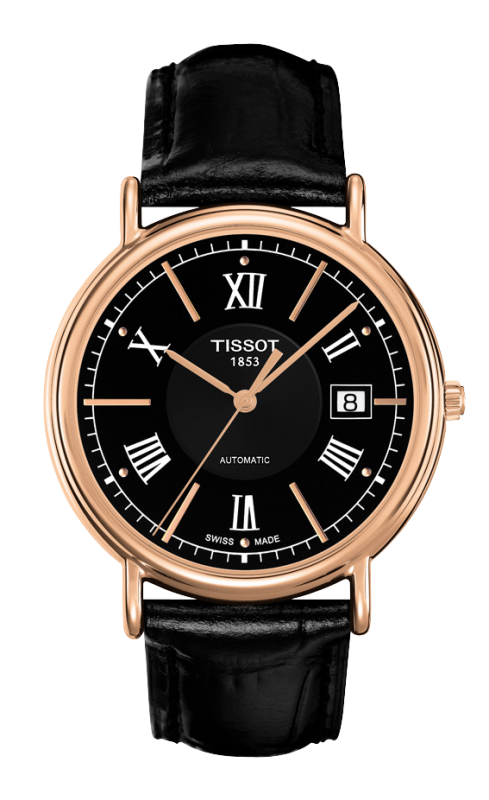 Tissot T907.407.76.058.00 : Carson Automatic 40 Rose Gold / Black / Strap