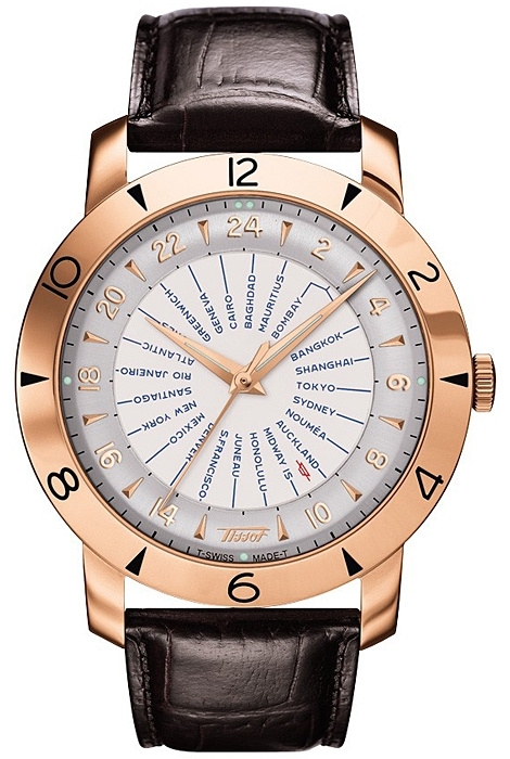 Tissot T915.641.76.037.00 : Navigator Automatic Rose Gold / Silver