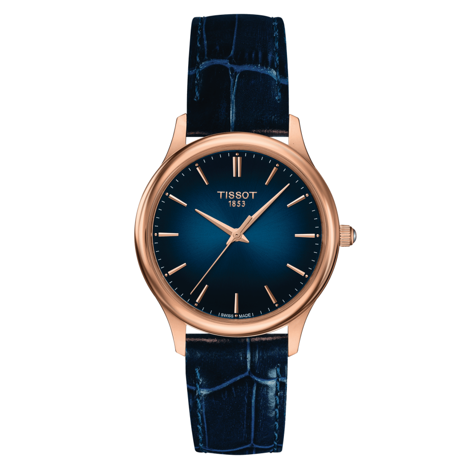 Tissot T926.210.76.041.00 : Excellence Lady Rose Gold / Blue