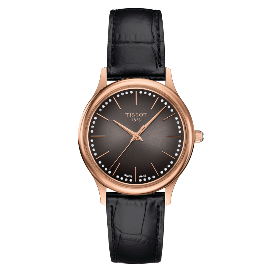 Tissot T926.210.76.291.00 : Excellence Lady Rose Gold / Brown