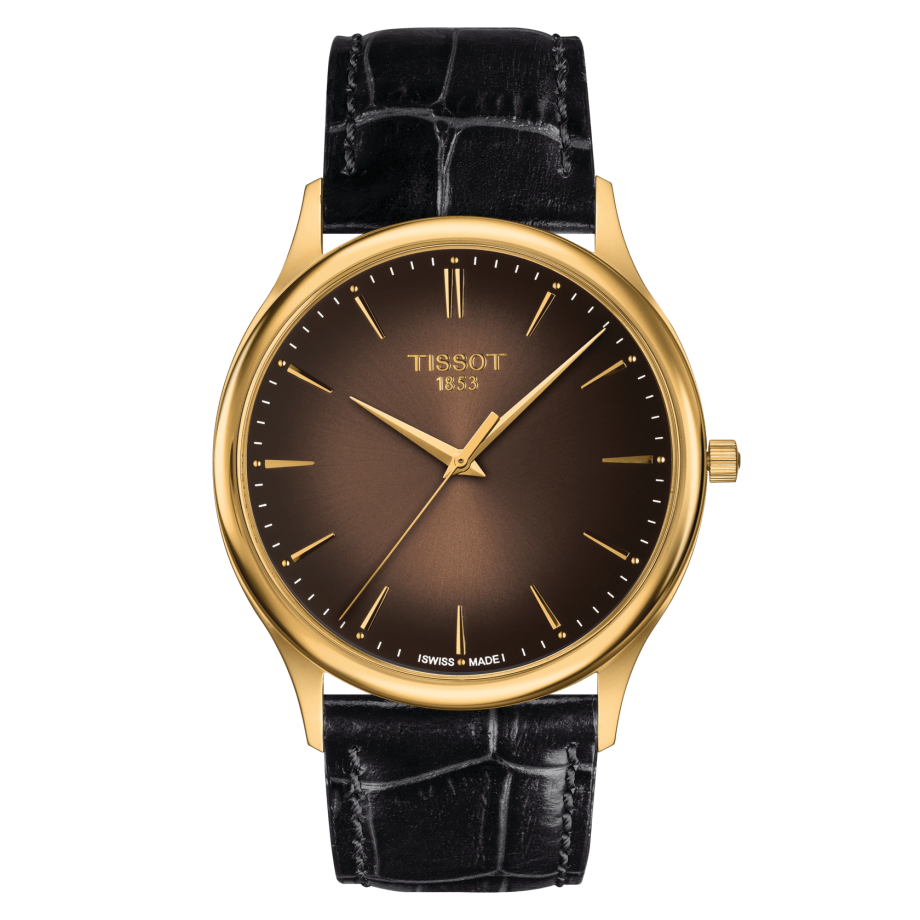 Tissot T926.410.16.291.00 : Excellence 18K Yellow Gold / Brown